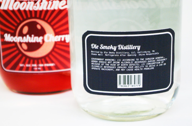 Back of Bottle